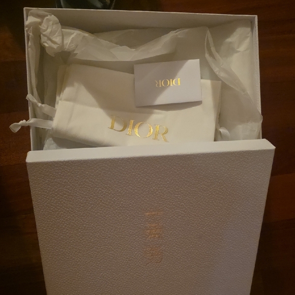 Dior Black and Gold Women's Platform Slides - Picture 6 of 6